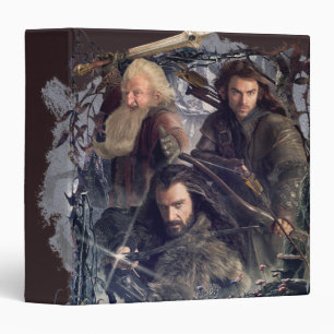 Thorin, Kili, and Balin Graphic Binder