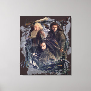 Thorin, Kili, and Balin Graphic Canvas Print