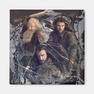 Thorin, Kili, and Balin Graphic Magnet
