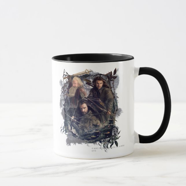 Thorin, Kili, and Balin Graphic Mug (Right)