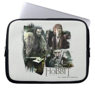 THORIN OAKENSHIELD™, BILBO BAGGINS™, & Gandalf Art Laptop Sleeve