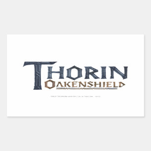 THORIN OAKENSHIELD™ Logo Blue Sticker