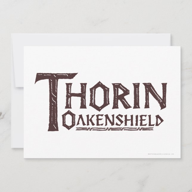 THORIN OAKENSHIELD™ Logo Brown (Front)
