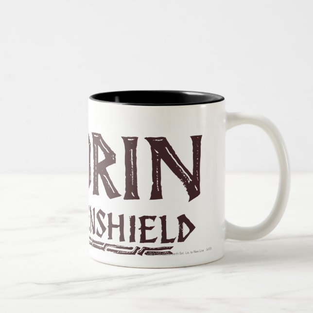 THORIN OAKENSHIELD™ Logo Brown Two-Tone Coffee Mug (Right)
