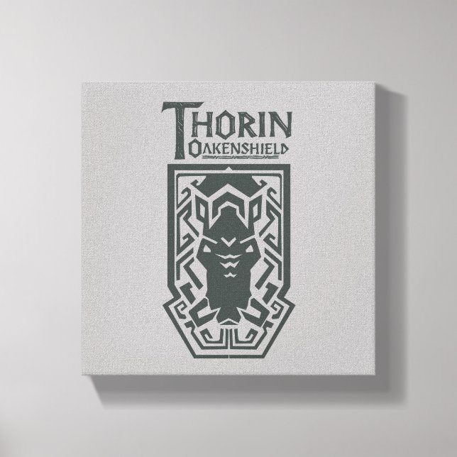 THORIN OAKENSHIELD™ Shield Symbol Canvas Print (Front)