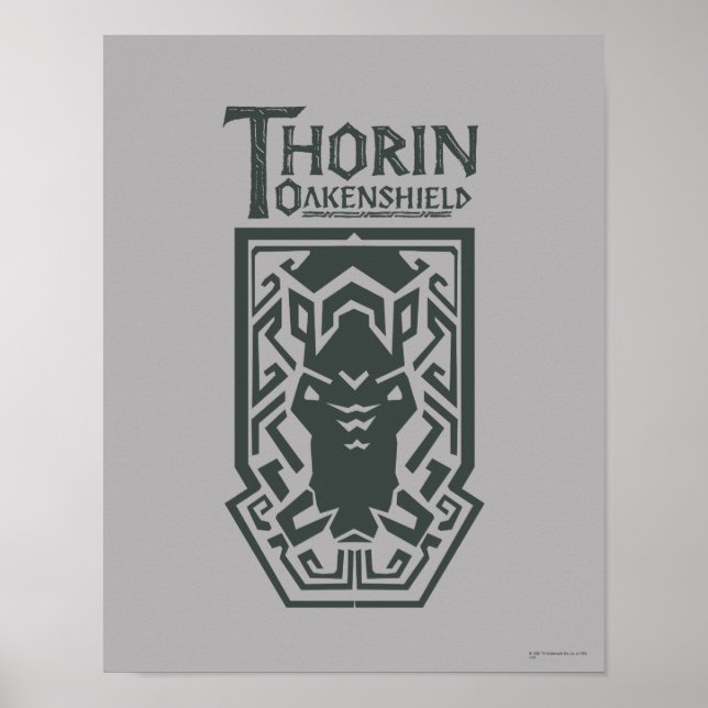 THORIN OAKENSHIELD™ Shield Symbol Poster (Front)