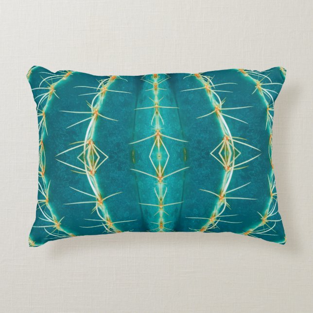 Thorn cactus background,abstract texture pattern f accent pillow (Front)