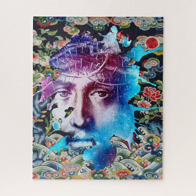 Thorn Crown Jesus Christ Passion Abstract art Jigsaw Puzzle (Vertical)