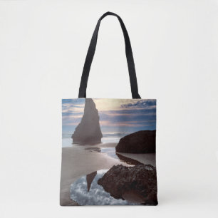 Thorn-Shaped seastack Face Rock Wayside, OR Tote Bag
