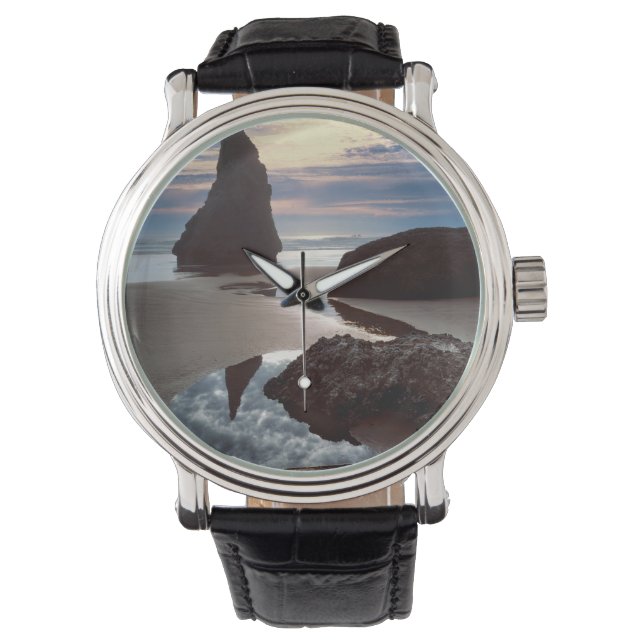 Thorn-Shaped seastack | Face Rock Wayside, OR Watch (Front)