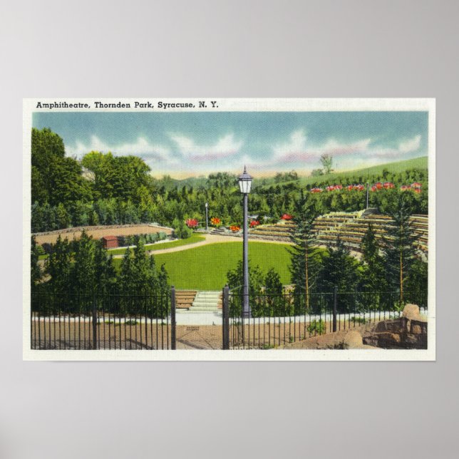 Thornden Park Amphitheatre View Poster (Front)