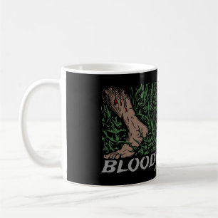 Thorns Skull Roses Feet Medieval Coloured Floral Coffee Mug