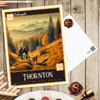 Thornton, Colorado | Carte postale Vintage