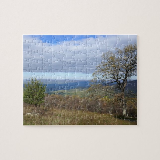 Thornton Gap View in Spring Jigsaw Puzzle (Horizontal)
