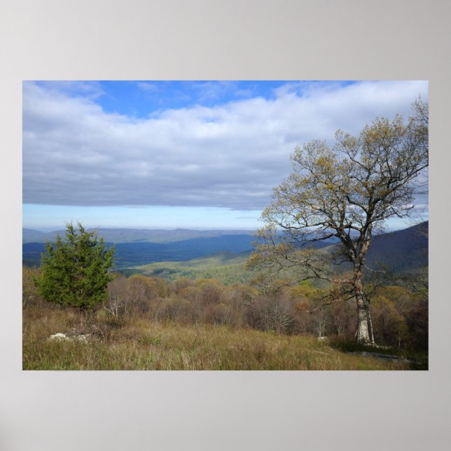 Thornton Gap View in Spring Poster (Front)