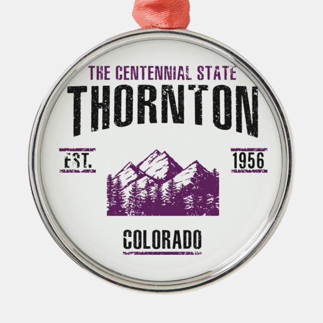 Thornton Metal Ornament (Front)