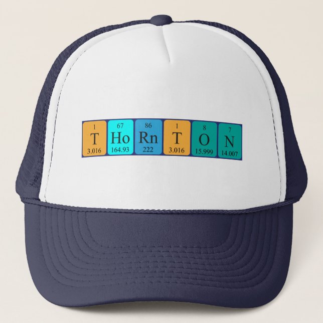 Thornton periodic table name hat (Front)