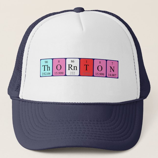 Thornton periodic table name hat (Front)