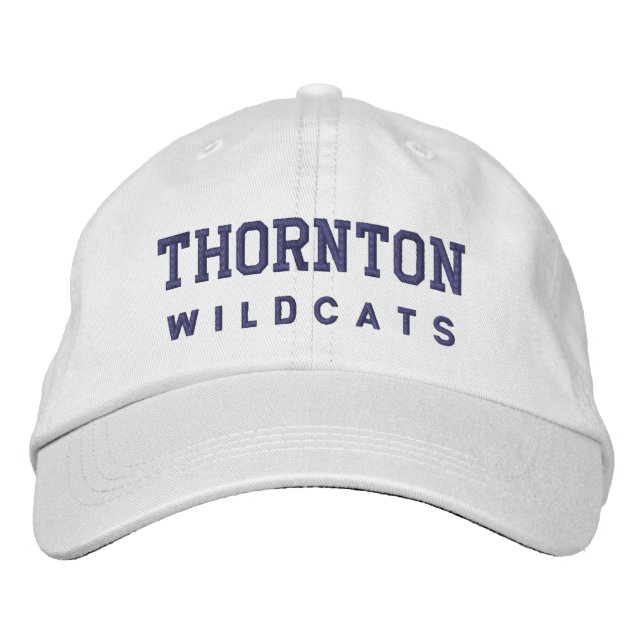 THORNTON  W I L D C A T S Embroided Hat (Front)