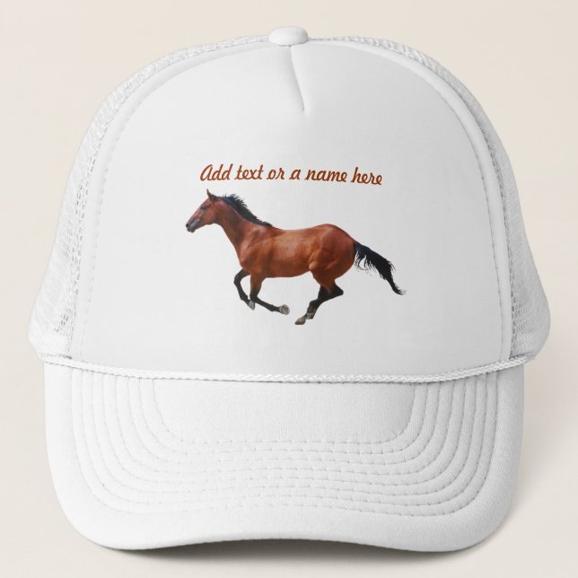 Thoroughbred Gallop Hat (Front)