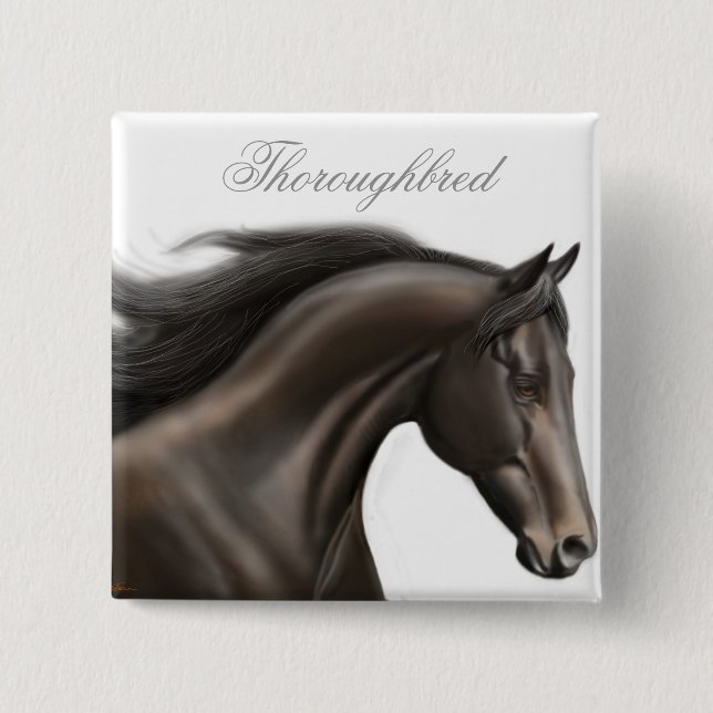 Thoroughbred Horse Pin (Front)