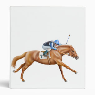 Thoroughbred Race Horse Binder