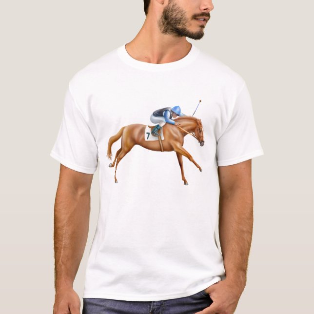 Thoroughbred Racehorse T-Shirt (Front)