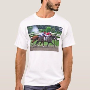 Thoroughbred Racing at Historic Saratoga Racetrack T-Shirt