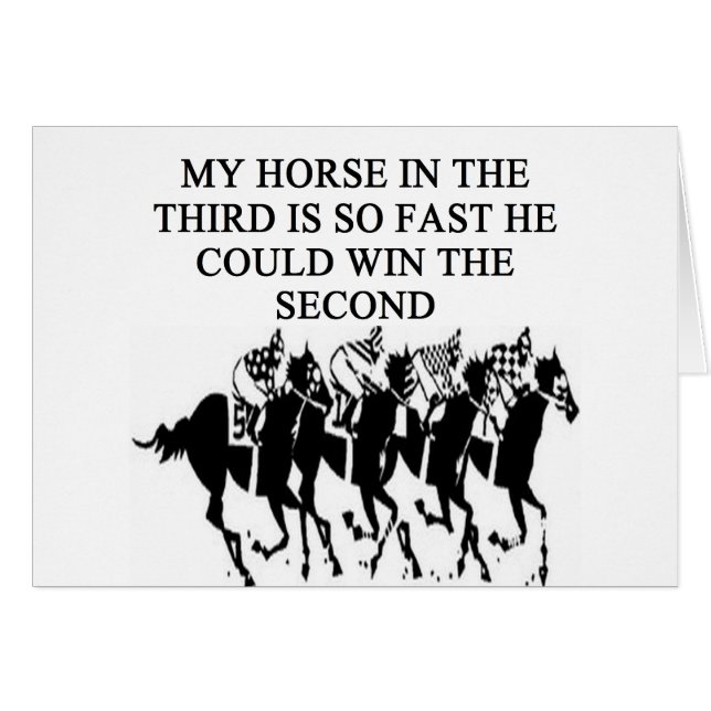 thoroughbred racing lovers (Front Horizontal)
