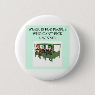 thoroughbred racing lovers 2 inch round button