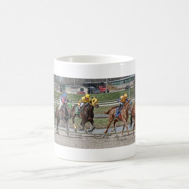 Thoroughbred Racing Mug (Center)