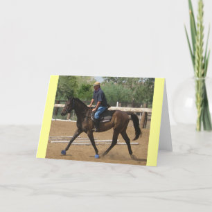 Thoroughbred Rehab - Western & Equine Blank Card