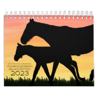 Thoroughbred Silhouettes 2023 Calendar
