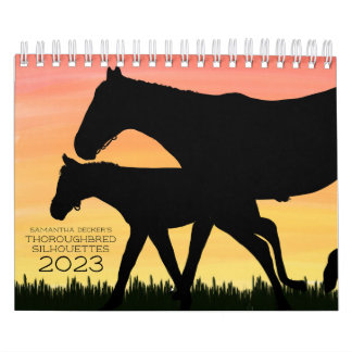 Thoroughbred Silhouettes 2023 Calendar