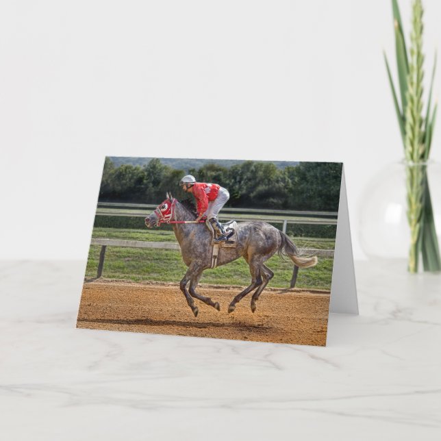 Thoroughbred "To The Winners Circle" Card (Front)