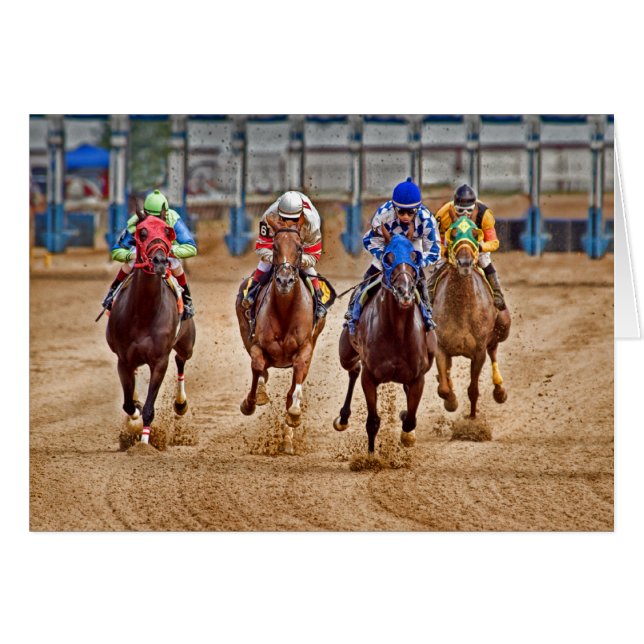 Thoroughbreds Out the Gate (Front Horizontal)