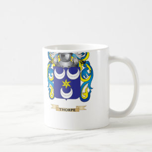 Thorpe Family Crest (Coat of Arms) Coffee Mug