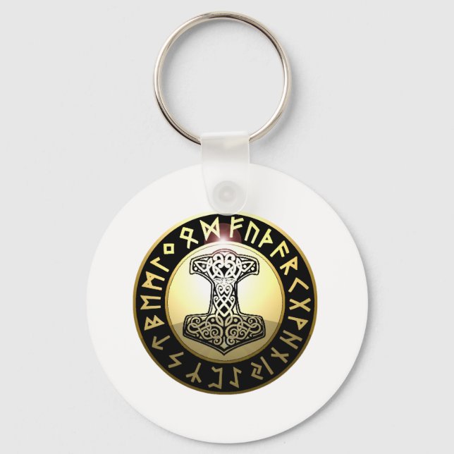 Thor's Hammer Keychain (Front)