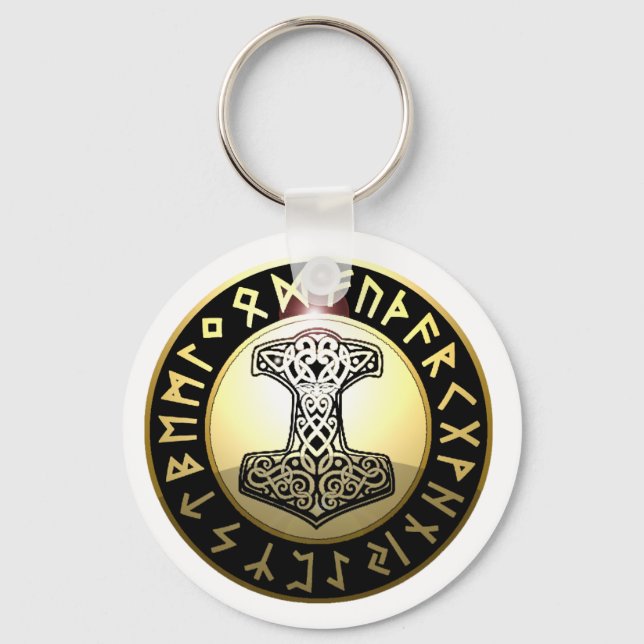 Thor's Hammer Keychain (Front)
