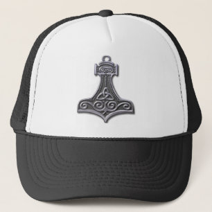 Thor's Hammer-silver Trucker Hat