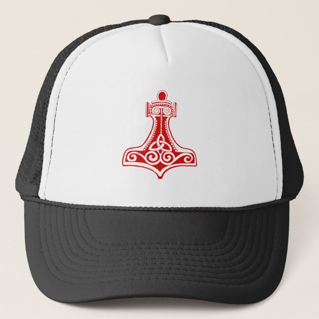 thors hammer trucker hat (Front)