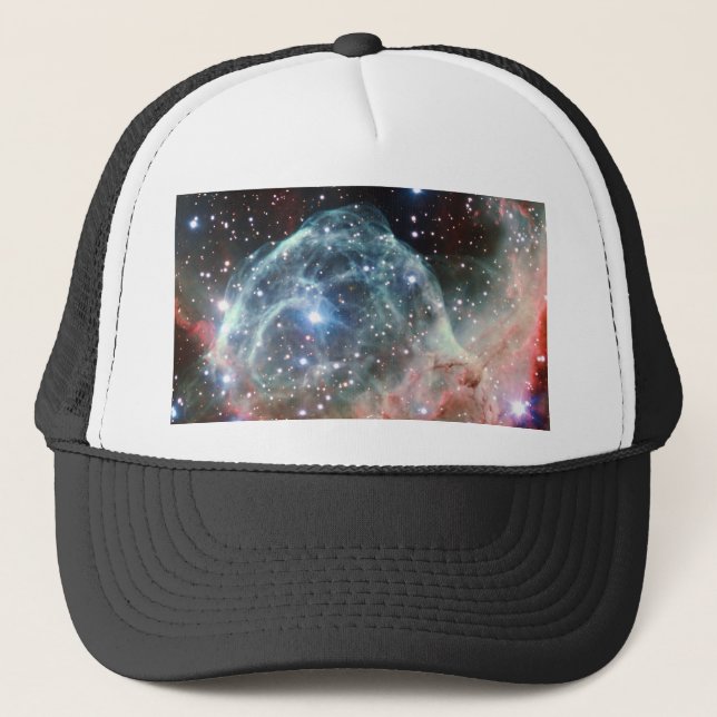 Thor's Helmet Nebula Space Trucker Hat (Front)