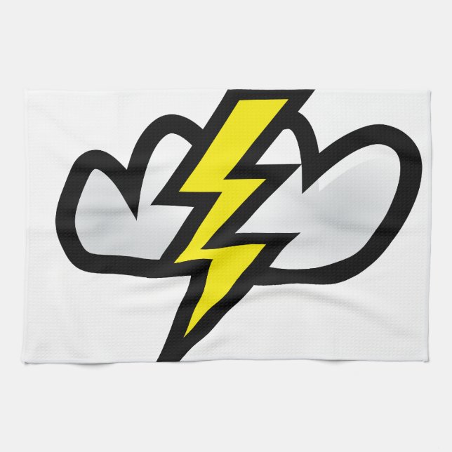 Thor's Thunder Kitchen Towel (Horizontal)