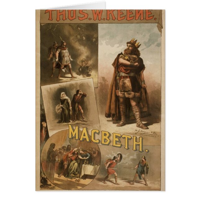 Thos .W. Keene, 'Macbeth' Retro Theatre (Front)