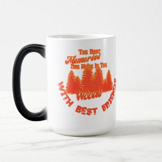 Those 70's Tangerine Camping Memories Magic Mug