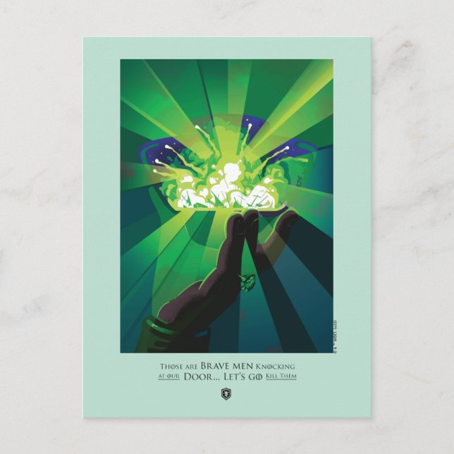 Those Are Brave Men Knocking At Our Door Postcard (Front)