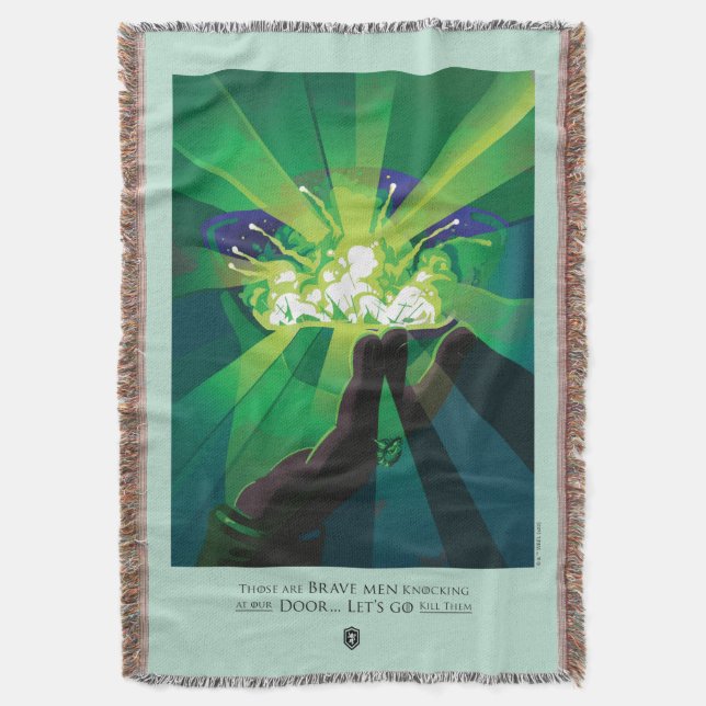 Those Are Brave Men Knocking At Our Door Throw Blanket (Front Vertical)