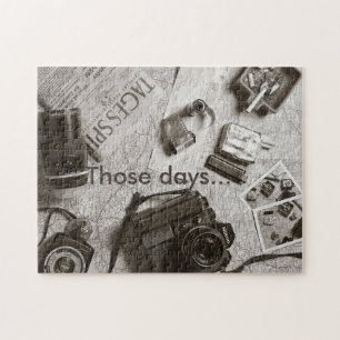 THOSE DAYS Puzzle - Photographer, Vintage, Old
