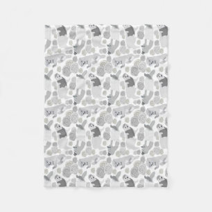 Those otter hipsters fleece blanket