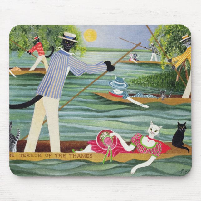 Those Summer Punts Mouse Pad (Front)